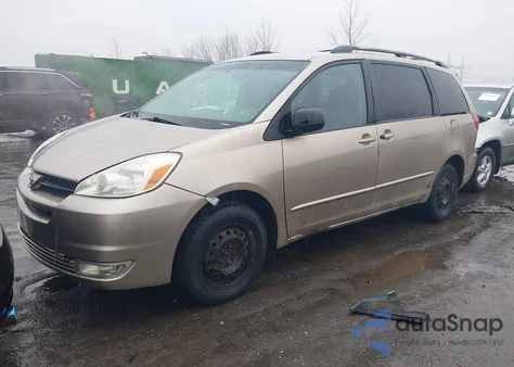 2004 Toyota Sienna Le из США, поврежденный, VIN 5TDBA23C04S023577